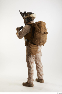 Casey Schneider Paratrooper in Desert Marpat Pose 2 standing whole…